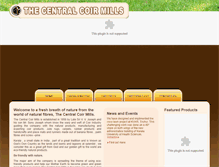 Tablet Screenshot of centralcoir.com